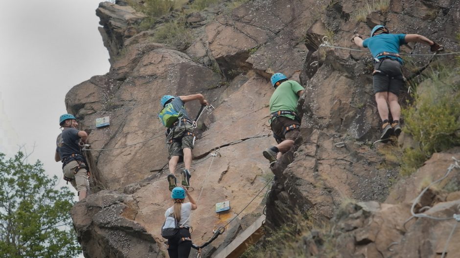 © Via Ferrata of the Sioule gorges - Sioule Loisirs