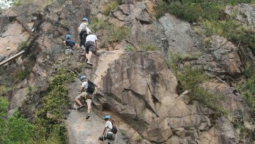 © Via Ferrata of the Sioule gorges - Sioule Loisirs