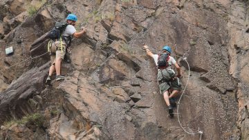 © Via Ferrata of the Sioule gorges - Sioule Loisirs