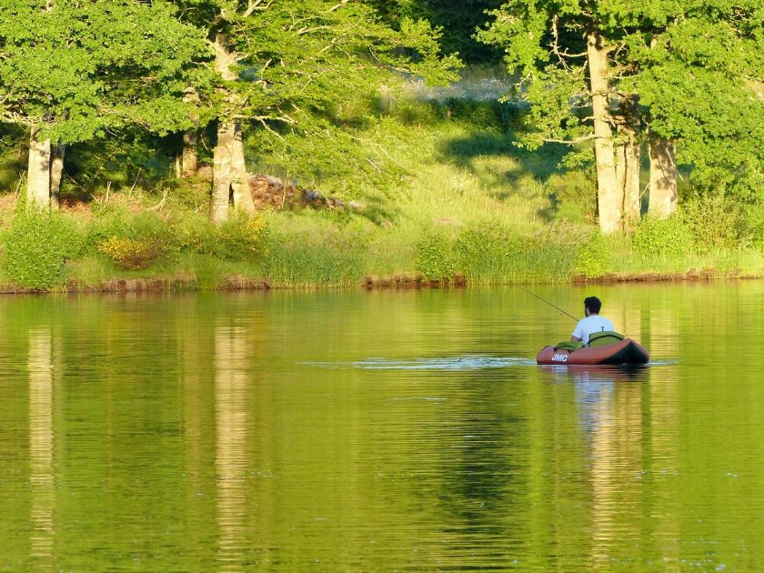 © Float-tube and boat fishing - Lac du Balbuzard - Vernier P.