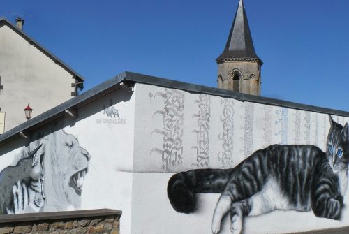 Gouttières - Village Cat Street Art