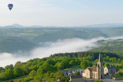 Hot-air balloon flight - Le Ballon Bleu