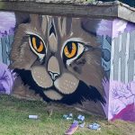 © Gouttières - Village Cat Street Art - Richardot