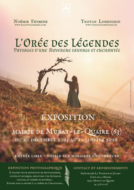 © Exhibition: L'Orée des Légendes: landscapes of a wild and enchanted Auvergne_Murat-le-Quaire - Scénomusée Toinette et Julien