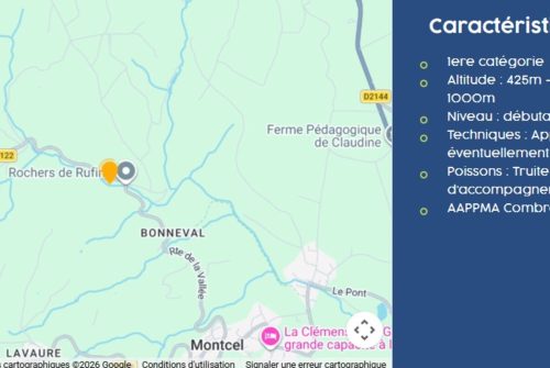 Fishing trail - La Morge at Moulin de Morel