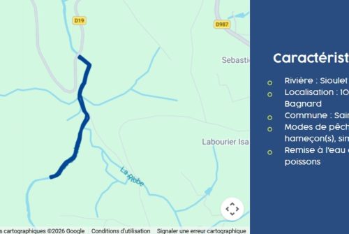No-kill trail - Le Sioulet at Saint-Etienne-des-Champs