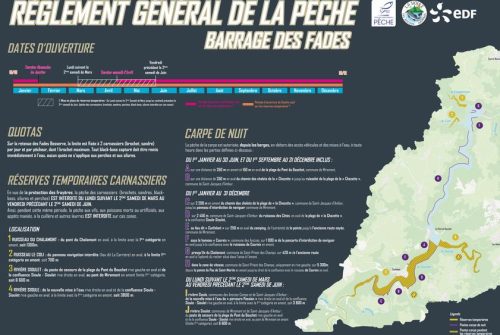 Fishing trail - Fades-Besserve dam