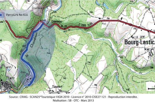No-kill trail - The Chavanon at Bourg-Lastic