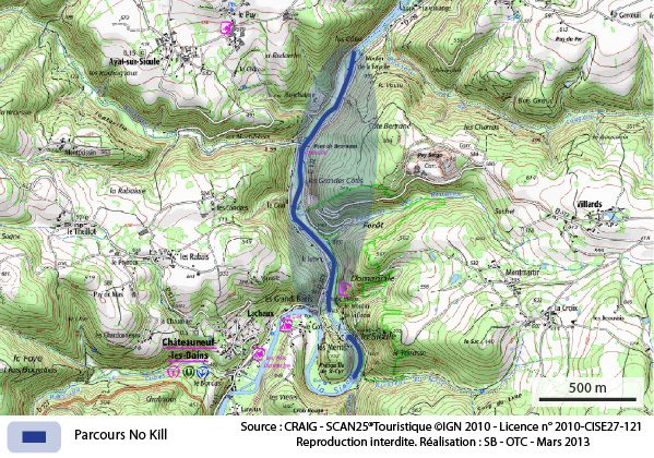 © No-kill course - The Sioule at Châteauneuf-les-bains - OT Combrailles